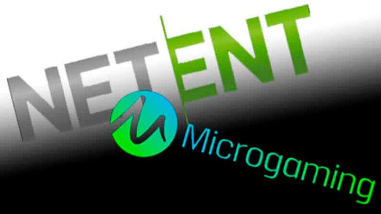 Microgaming and NetEnt logo.